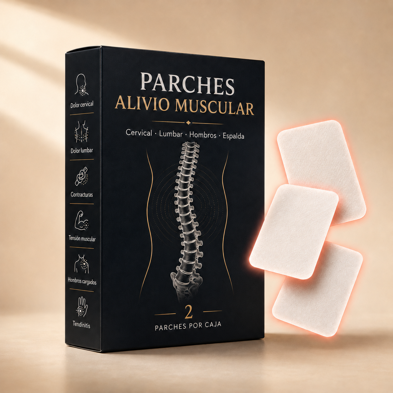 Parches Alivio Muscular - X2